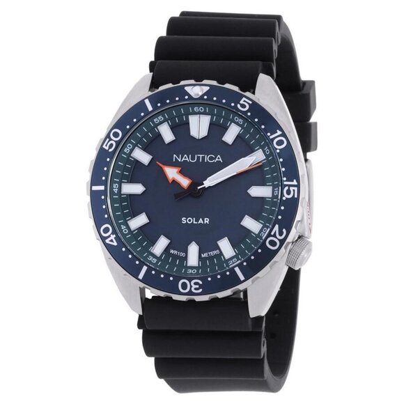 FX04412B NWT Nautica Fashion Men's Automatic Steel Authentic Watch - Picture 1 of 3